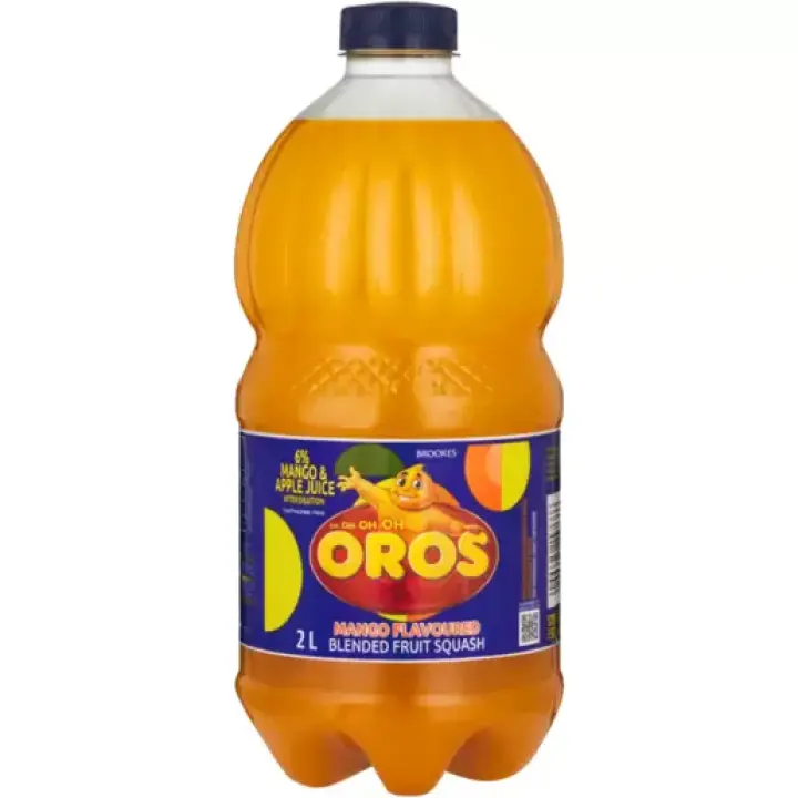 Brookes Squash Oros' Mango 2 Litre Bottle