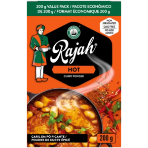 Rajah Curry Powder 200g Hot LARGE 200g Box