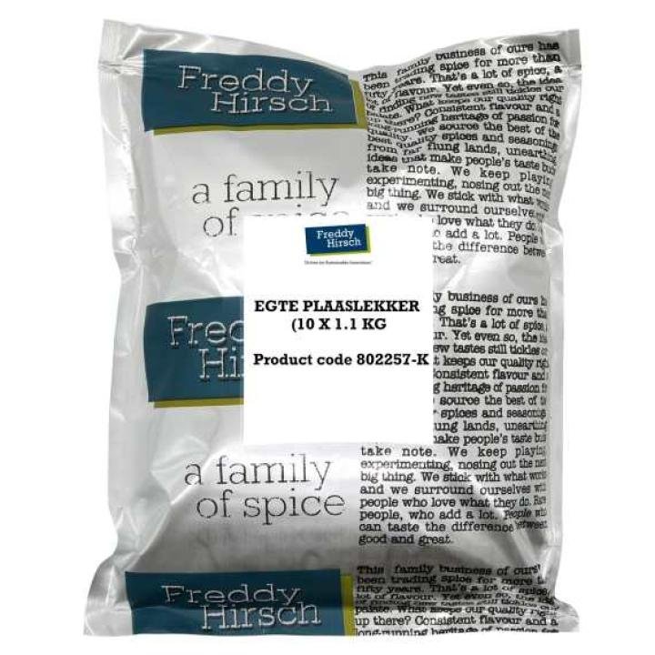 Freddy Hirsch 802257-K Egte Plaaslekker 1.1kg Bag