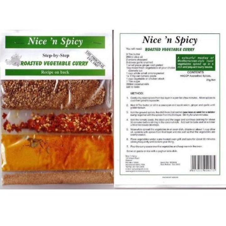 Nice'n spicy (20) Roasted veg curry Sachet