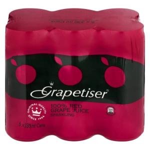 Grapetiser Red 6 x 330ml Cans