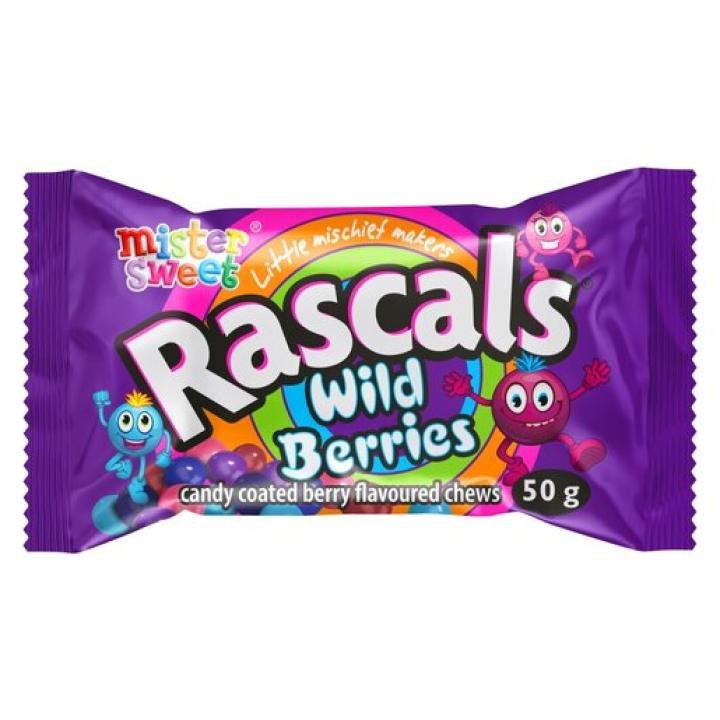 Rascals Wild Berry 50g Bags