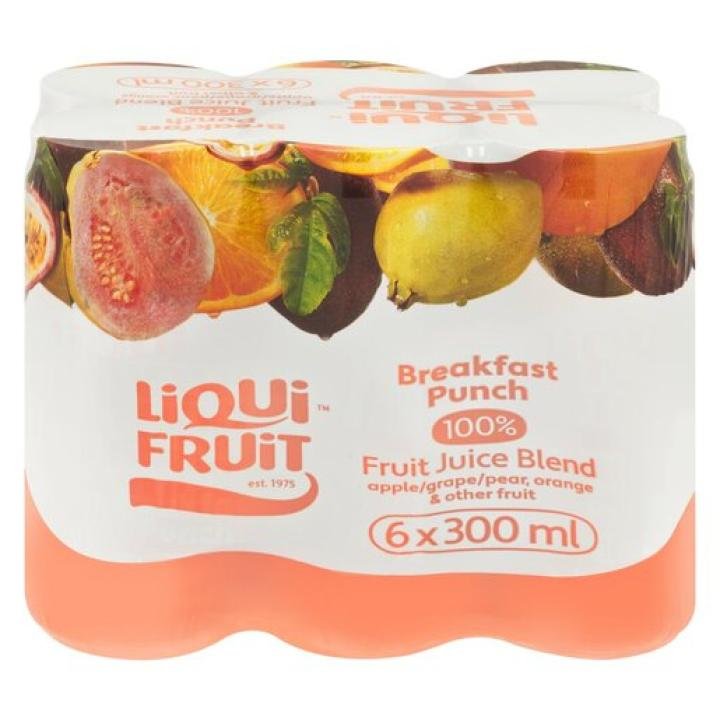 Liqui-Fruit Breakfast Punch 6 x 330ml Cans