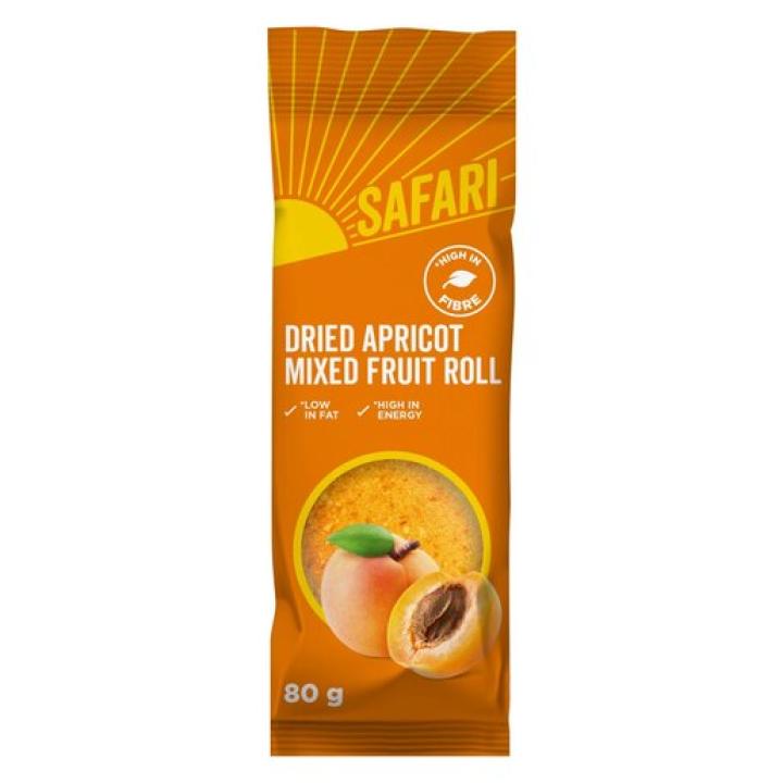 Safari Fruit Rolls Apricot 80g Pack