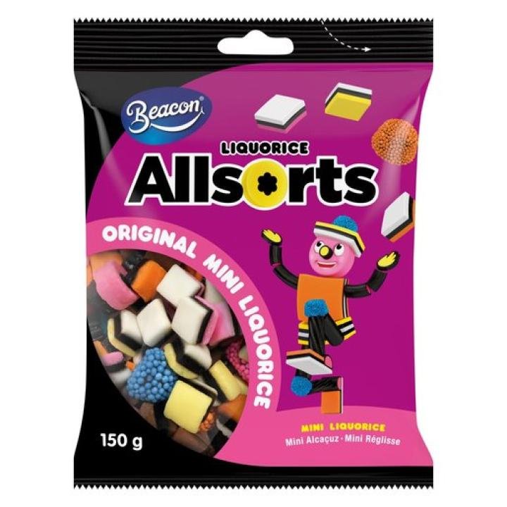 Beacon Liquorice Allsorts 150g Mini Original