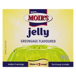 Moirs Jelly Powder Greengage 80g Packet