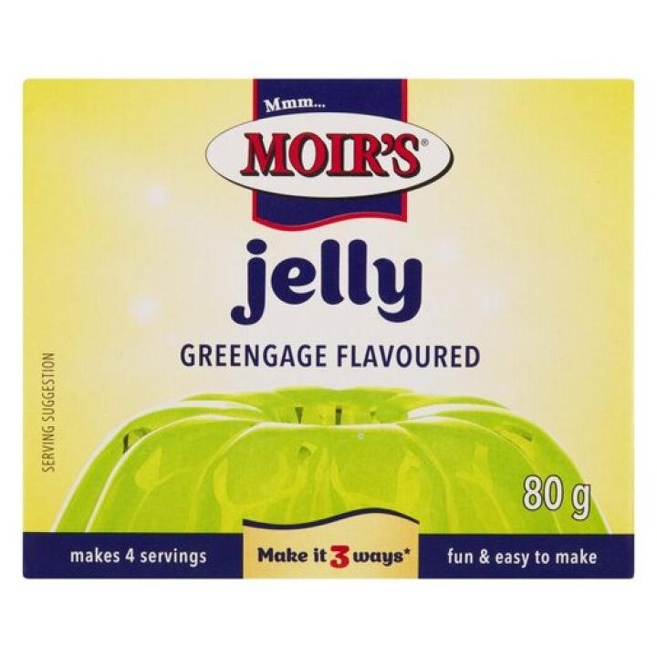 Moirs Jelly Powder Greengage 80g Packet