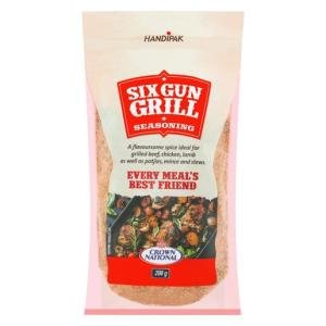Crown National Doy Packs Six Gun Grill Spice 200g Pack