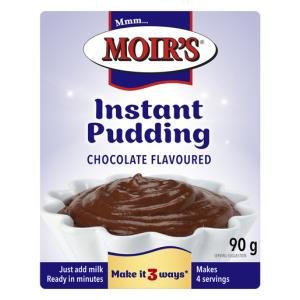 Moirs Instant Puddings Chocolate 90g Packet