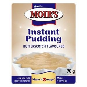 Moirs Instant Puddings Butterscotch 90g Packet