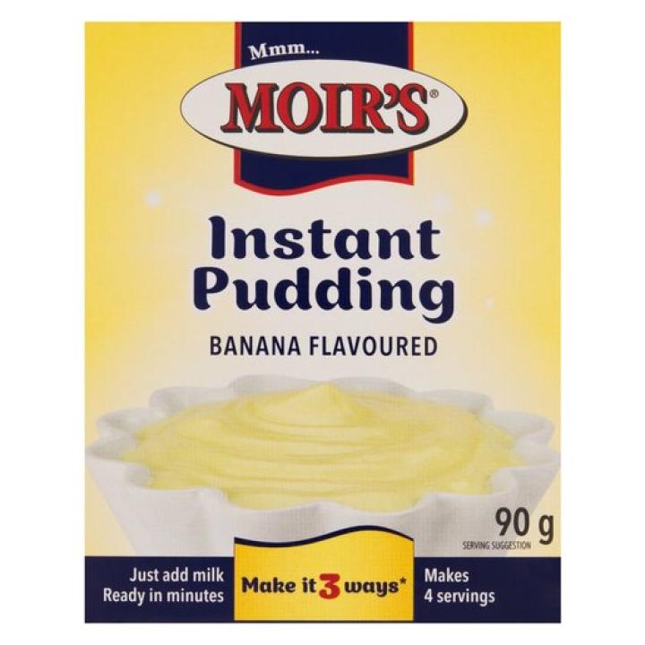 Moirs Instant Puddings Banana 90g Packet