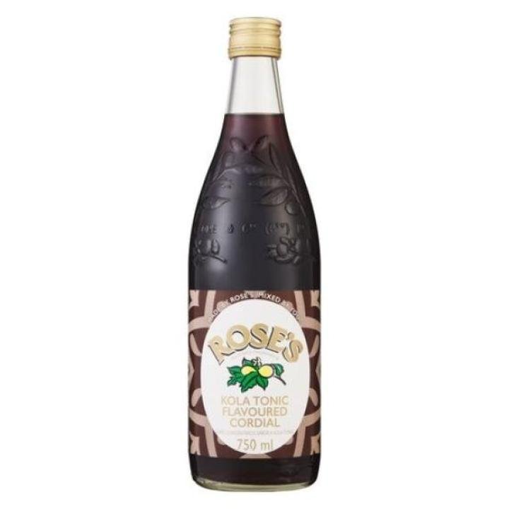Roses Cordial Kola Tonic 750ml Bottle