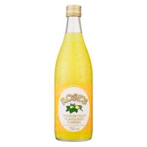 Roses Cordial Passion Fruit 750ml Bottles